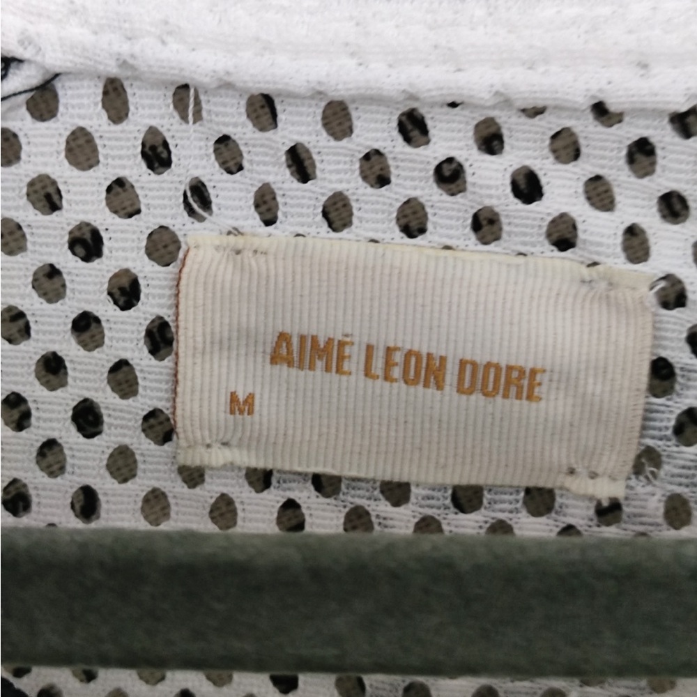 Aime Leon Dore White Mesh Jersey with Black Trim and Number 32 - Picture 3 of 12